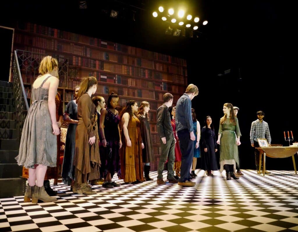 actors onstage at the Warwick Ancient Drama Festival performance of Medea