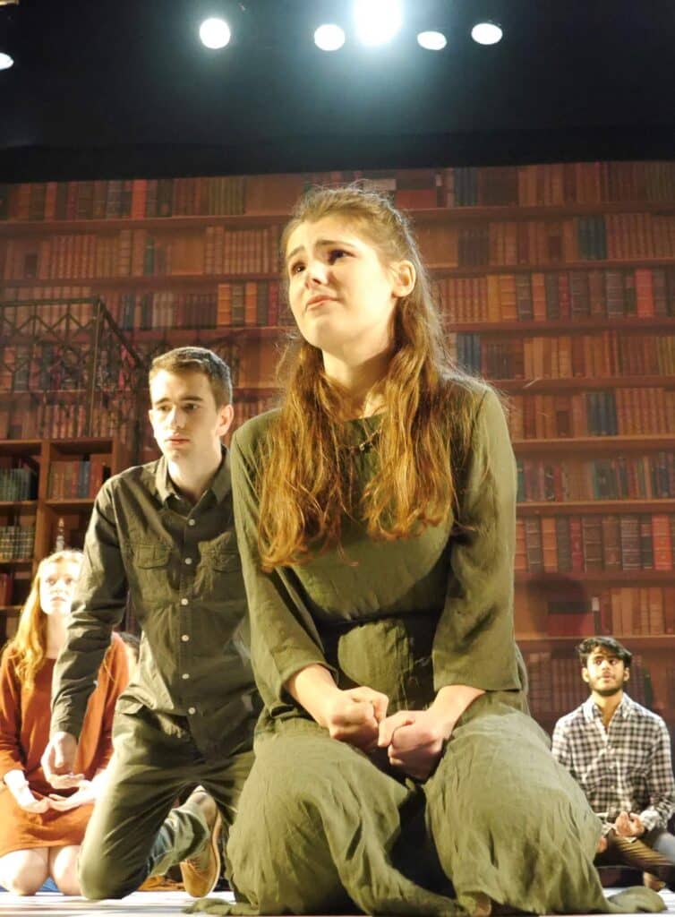 actors onstage at the Warwick Ancient Drama Festival performance of Medea