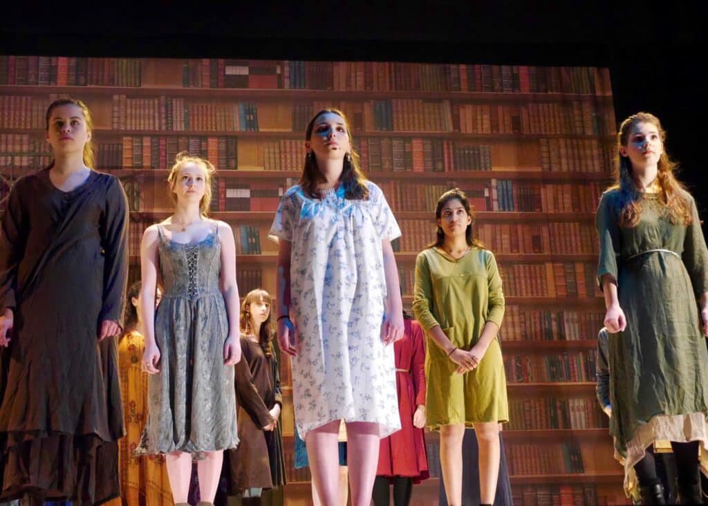 actors onstage at the Warwick Ancient Drama Festival performance of Medea