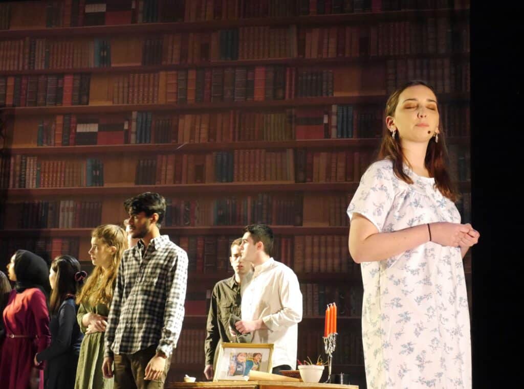 actors onstage at the Warwick Ancient Drama Festival performance of Medea