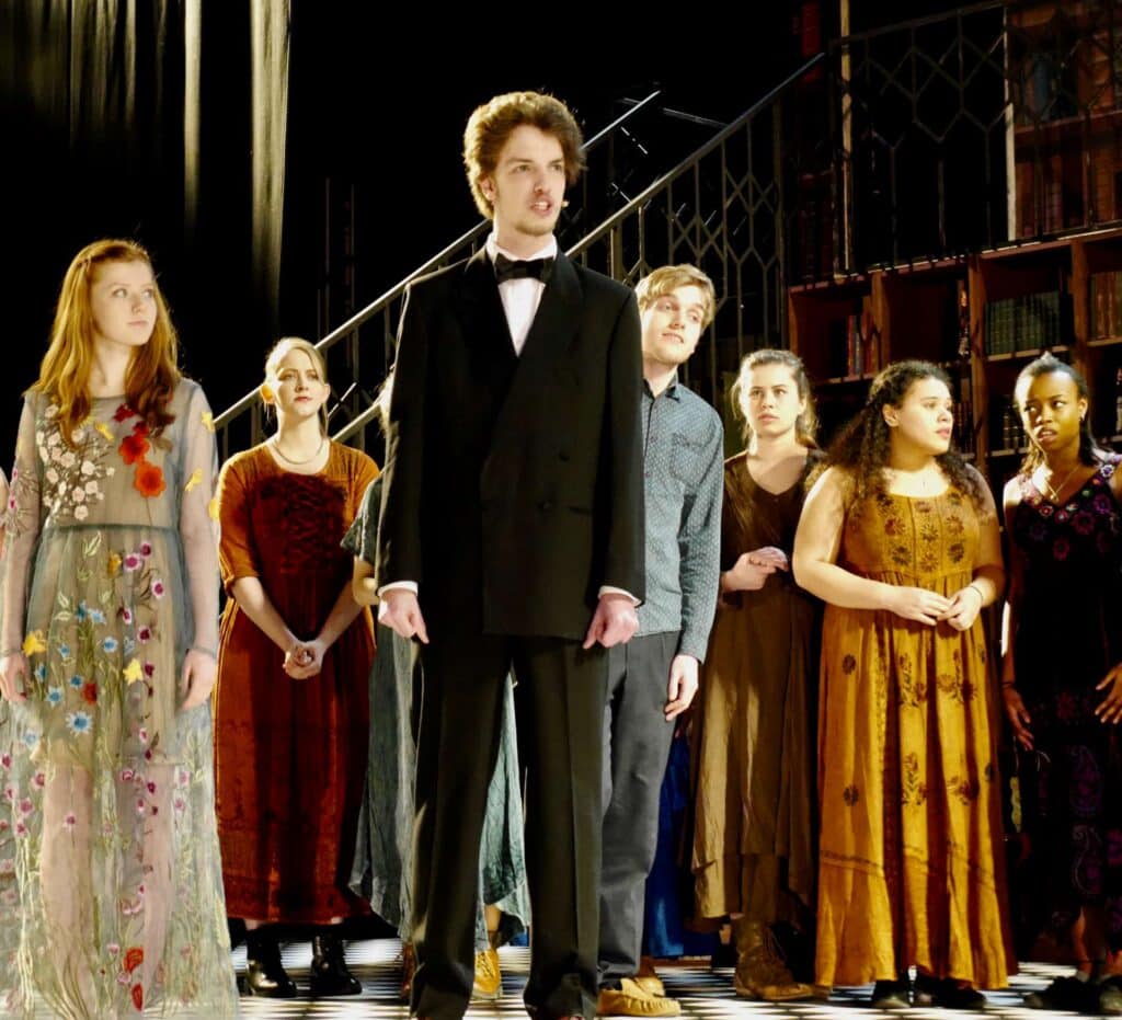 actors onstage at the Warwick Ancient Drama Festival performance of Medea