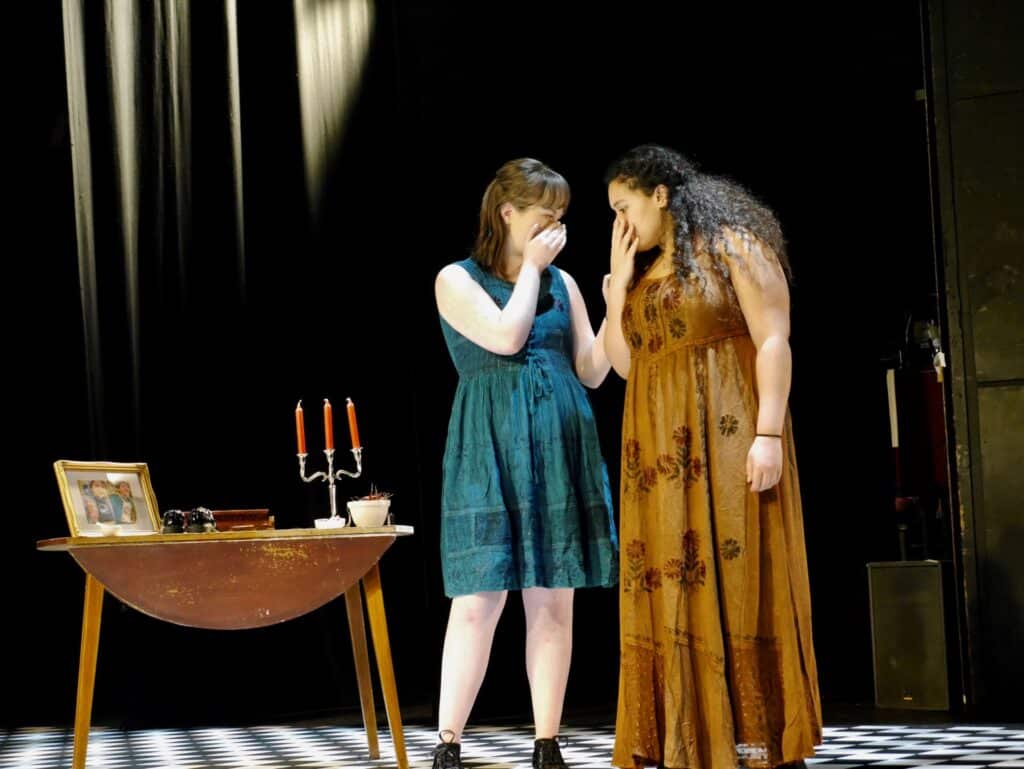 actors onstage at the Warwick Ancient Drama Festival performance of Medea