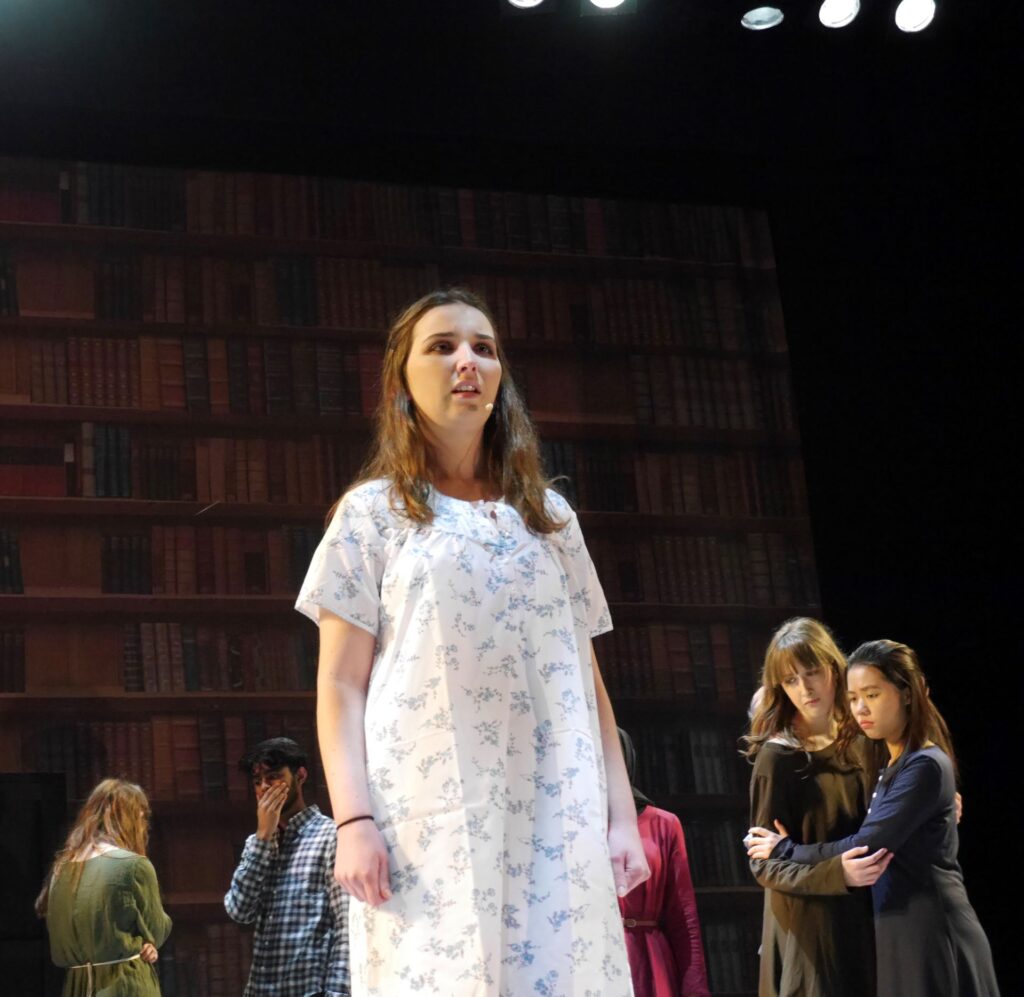 actors onstage at the Warwick Ancient Drama Festival performance of Medea