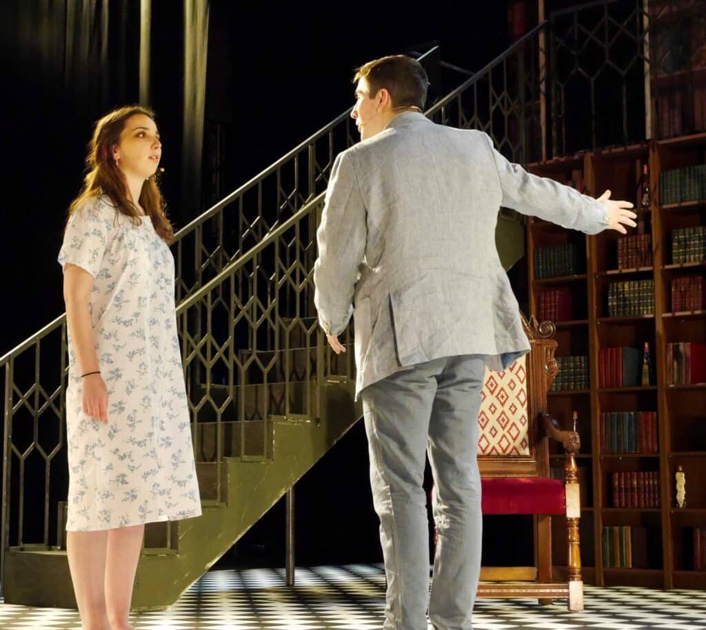 actors onstage at the Warwick Ancient Drama Festival performance of Medea