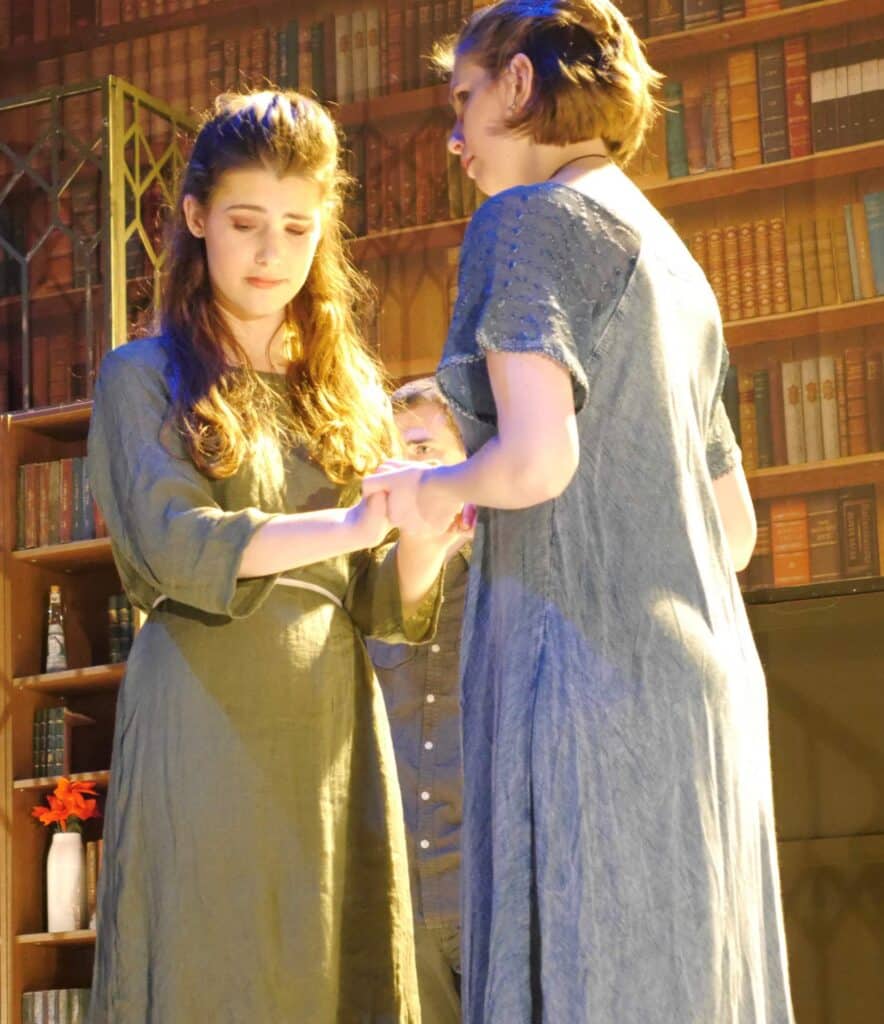 actors onstage at the Warwick Ancient Drama Festival performance of Medea