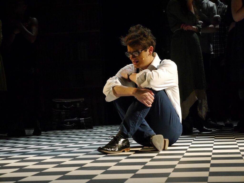 actors onstage at the Warwick Ancient Drama Festival performance of Medea
