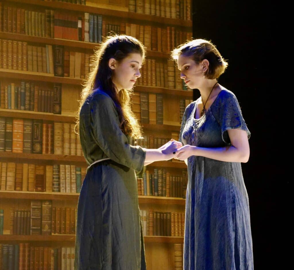 actors onstage at the Warwick Ancient Drama Festival performance of Medea