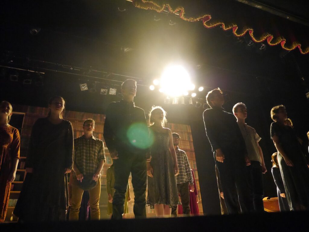 actors onstage at the Warwick Ancient Drama Festival performance of Medea