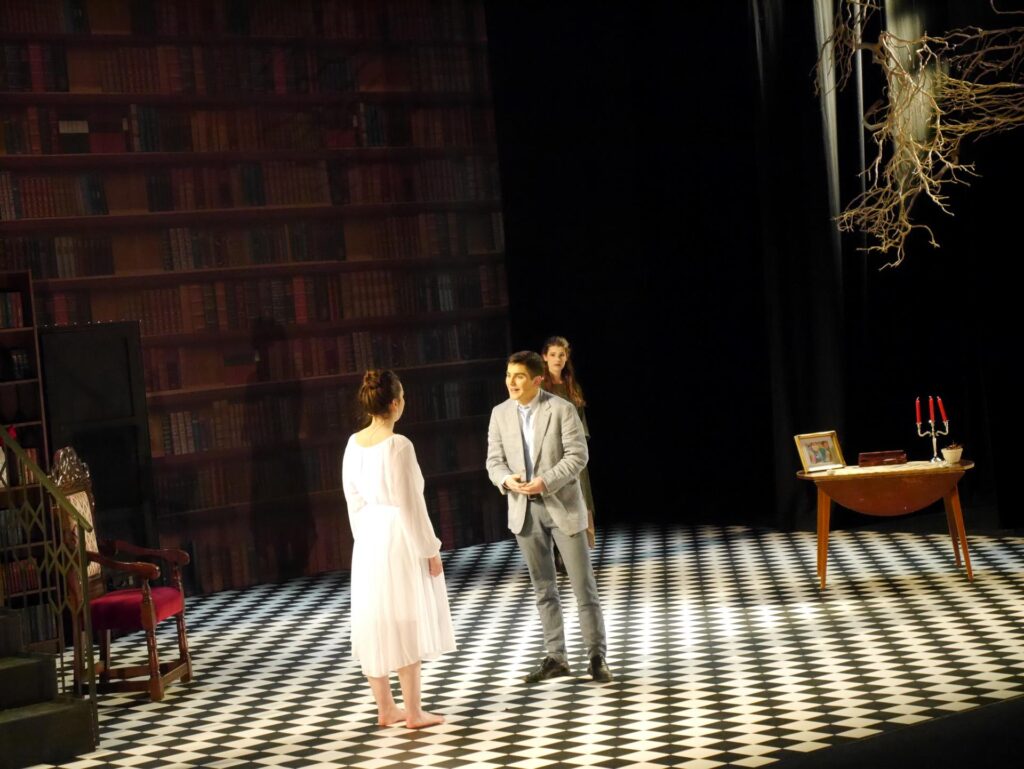 actors onstage at the Warwick Ancient Drama Festival performance of Medea