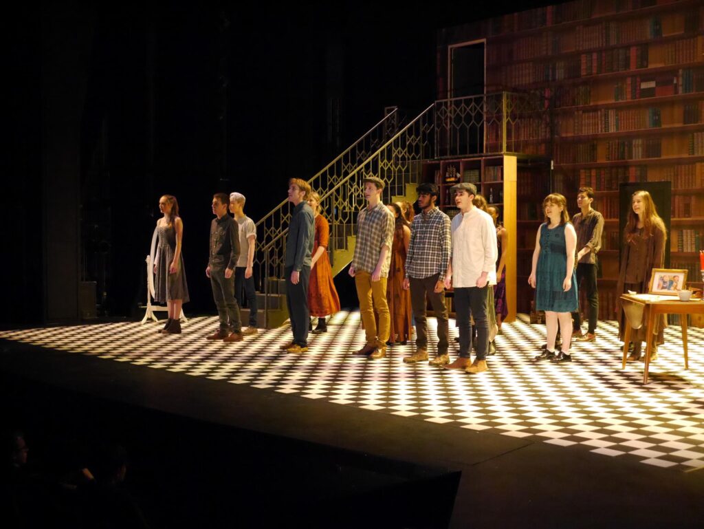 actors onstage at the Warwick Ancient Drama Festival performance of Medea