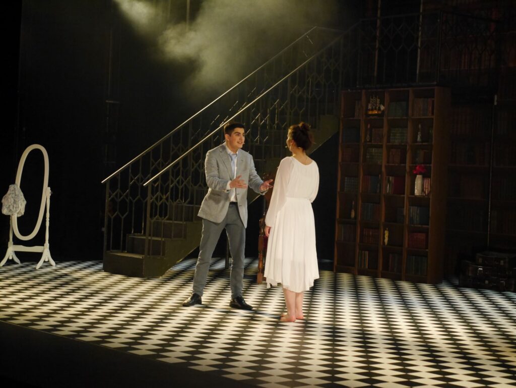 actors onstage at the Warwick Ancient Drama Festival performance of Medea